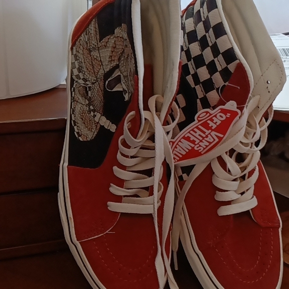 #39❤️ New with tags Vans SK8 Desert snake/chili oil sneakers - Picture 4 of 12